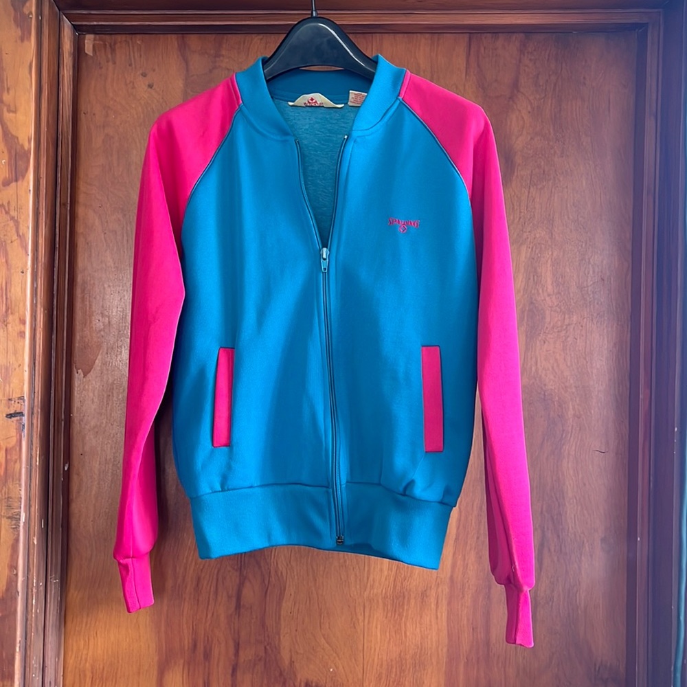 VTG Pink and Blue Spalding jacket